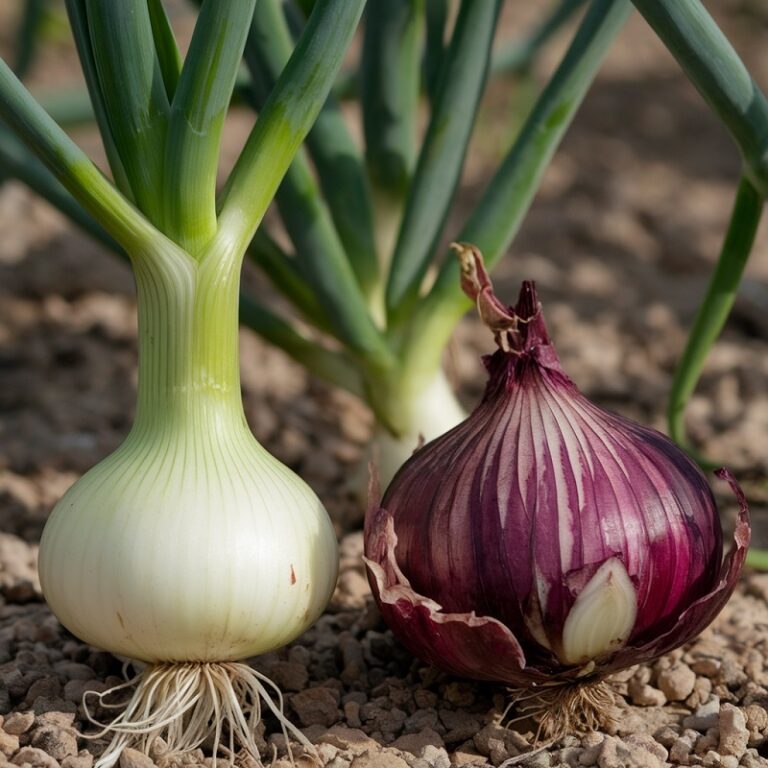 What is the difference between the green onion and traditional onion?