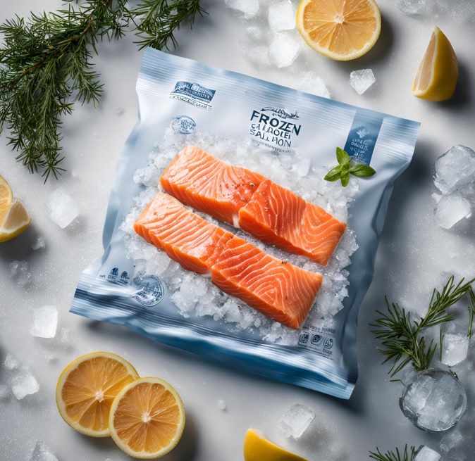 frozen salmon