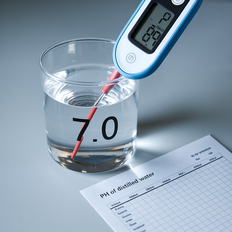 Measure the pH of Distilled Water