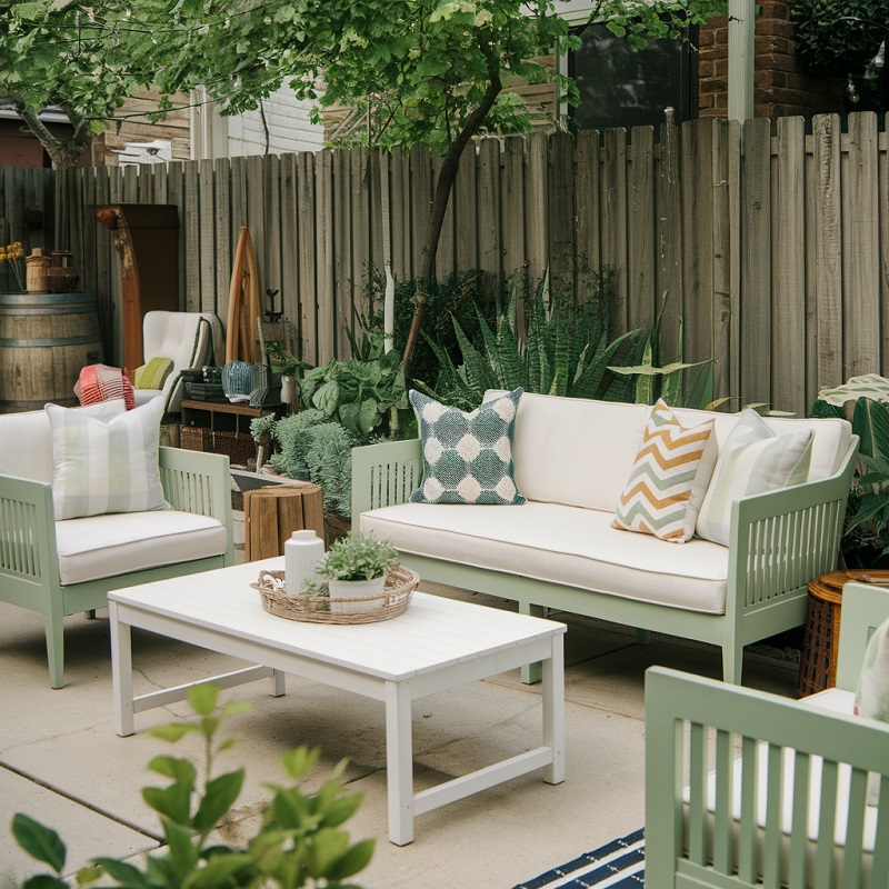 backyard patio makeover